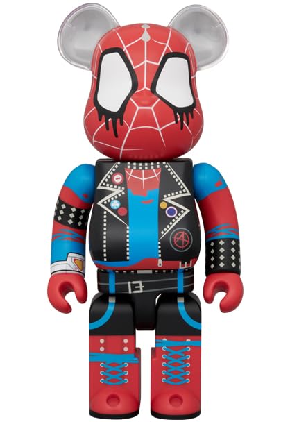 Amazon | BE@RBRICK SPIDER-PUNK 100％ & 400％ | ロボット・子ども